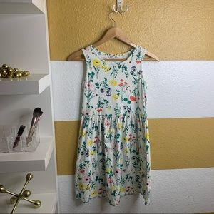 DEX flower cotton sleeveless dress, girls XL
